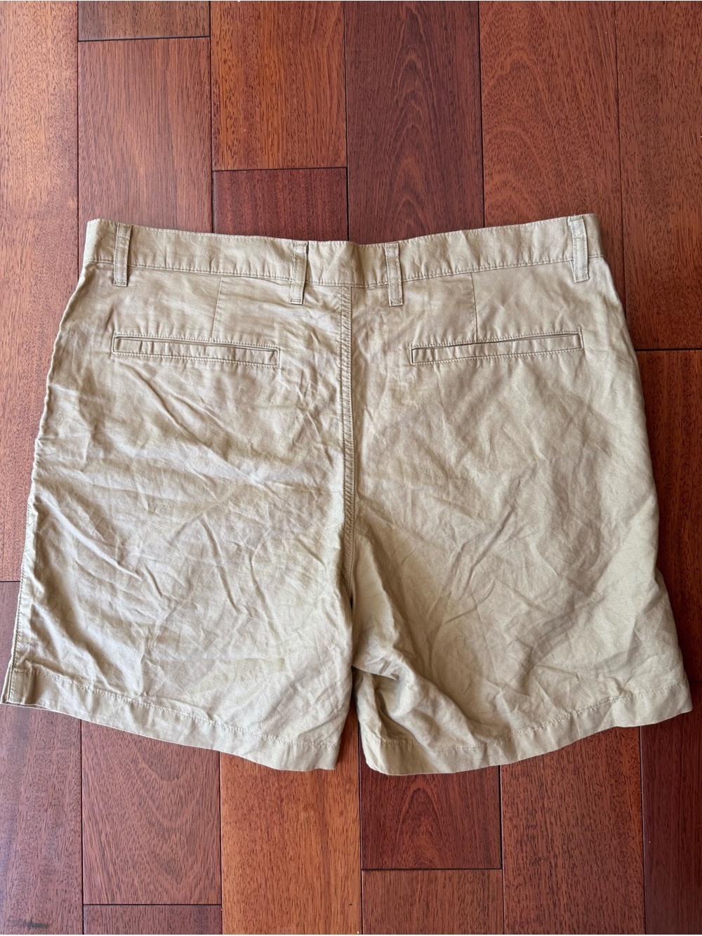 Patagonia Beige Men's Flat Front Shorts - Picture 4 of 7
